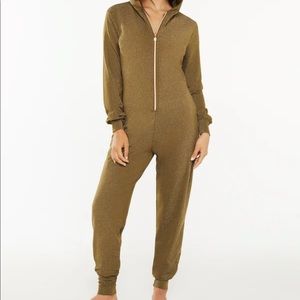 🔥NWT SAVAGE X FENTY Sleep & Shine Hooded Onesie Military Olive SOLD OUT Sz XS🔥